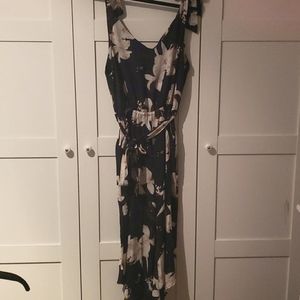 Wideleg cropped Floral Jumpsuit